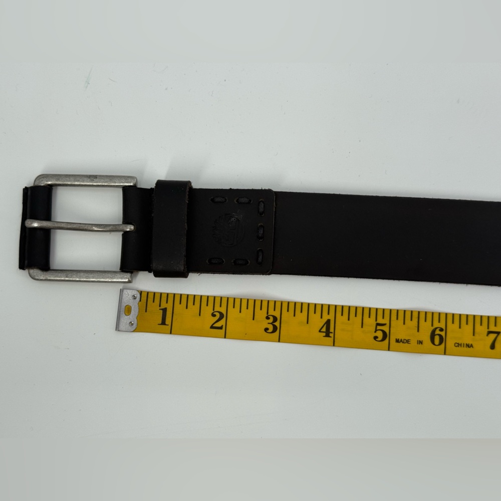 Timberland Black Leather‎ Casual Men’s Belt 44 - Picture 5 of 10